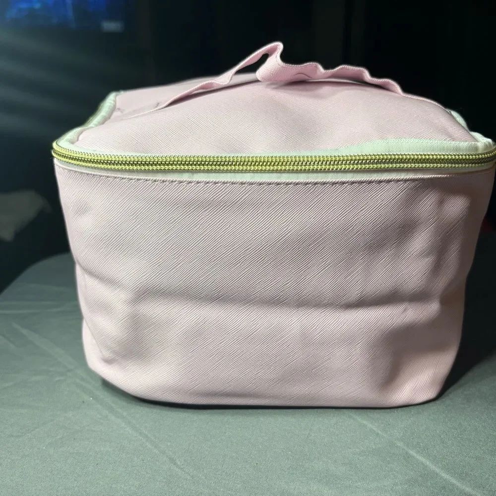 New Lavender Cosmetic Travel Case with Top Handle